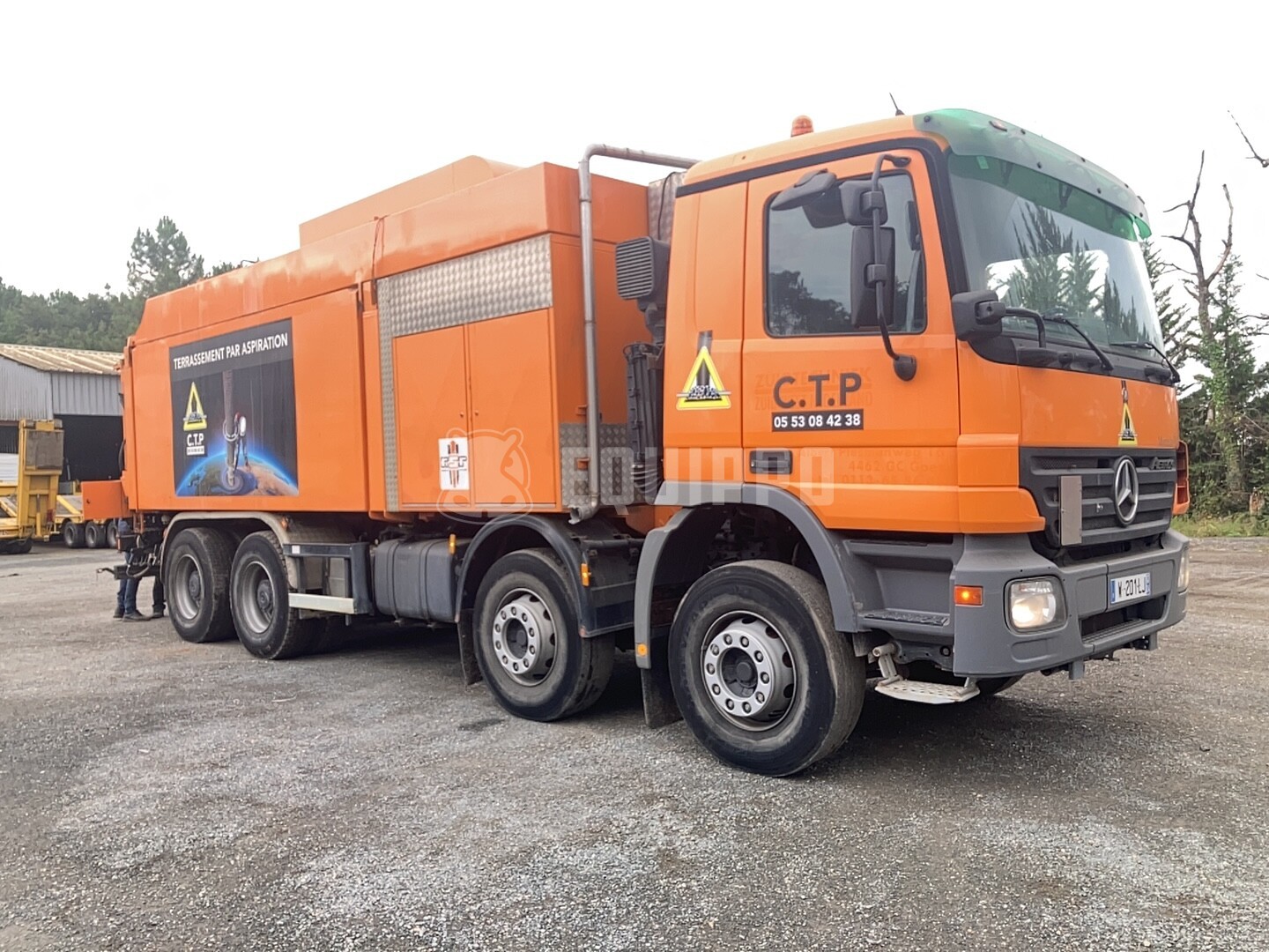 Mercedes-Benz Actros 3241 K 8x4 2004 RSP ESE 32 / 7-2 Double Turbine - - Used Suction Excavator
