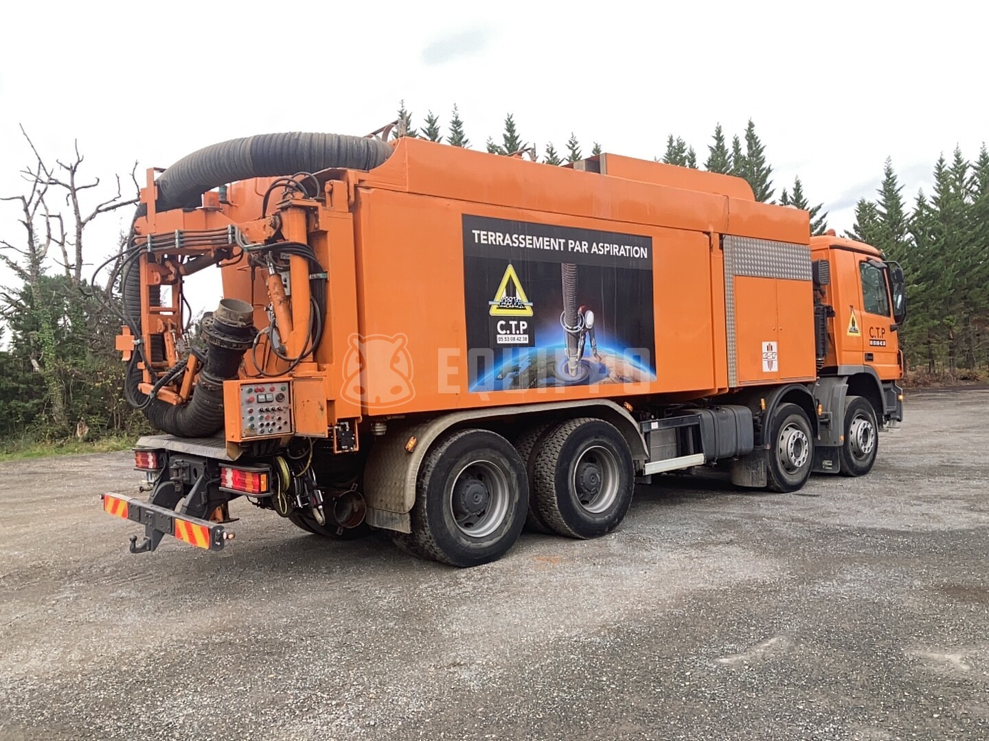 Mercedes-Benz Actros 3241 K 8x4 2004 RSP ESE 32 / 7-2 Double Turbine - - Used Suction Excavator