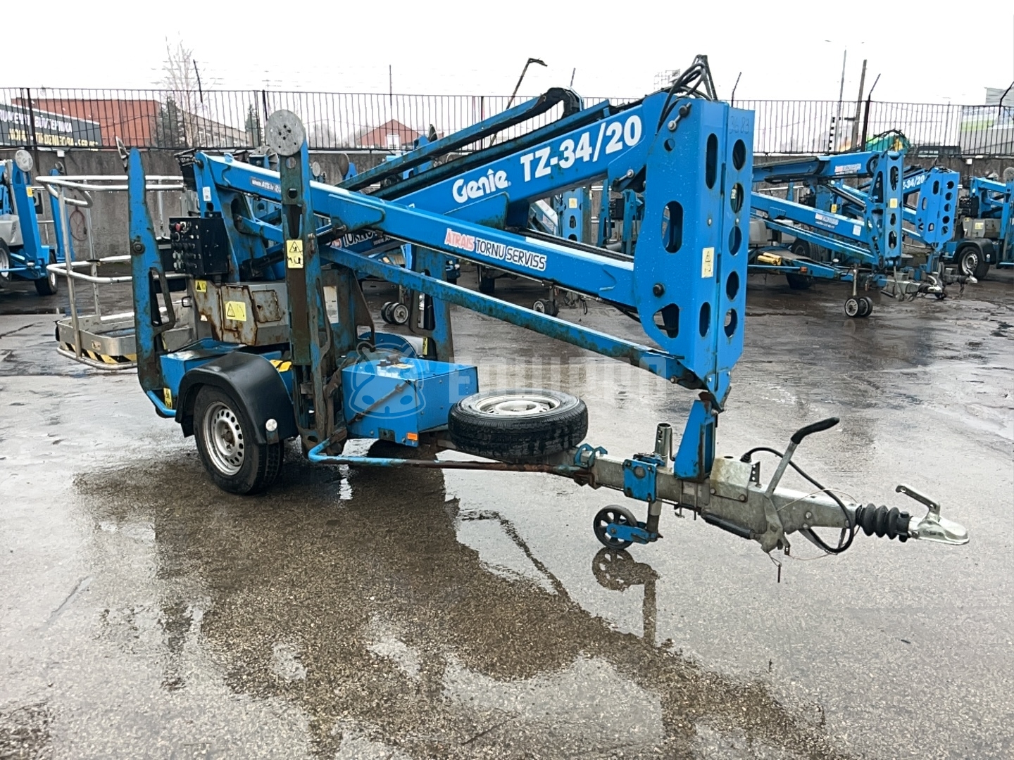 Genie TZ34 (12m) - - Used Truck-Mounted Boom Lift