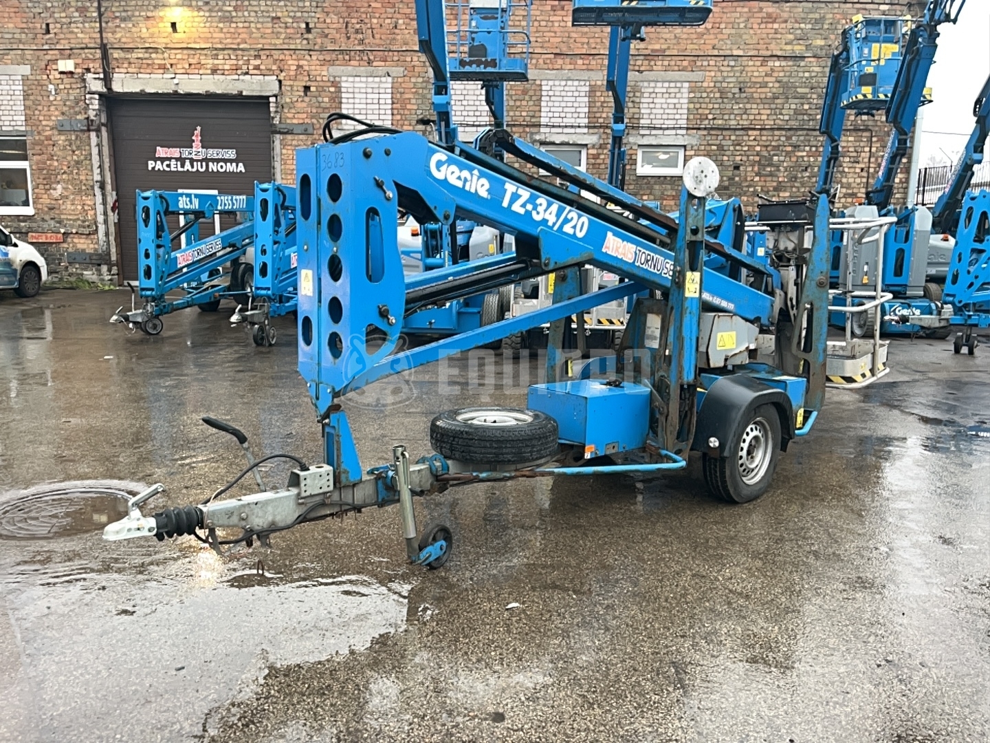 Genie TZ34 (12m) - - Used Truck-Mounted Boom Lift