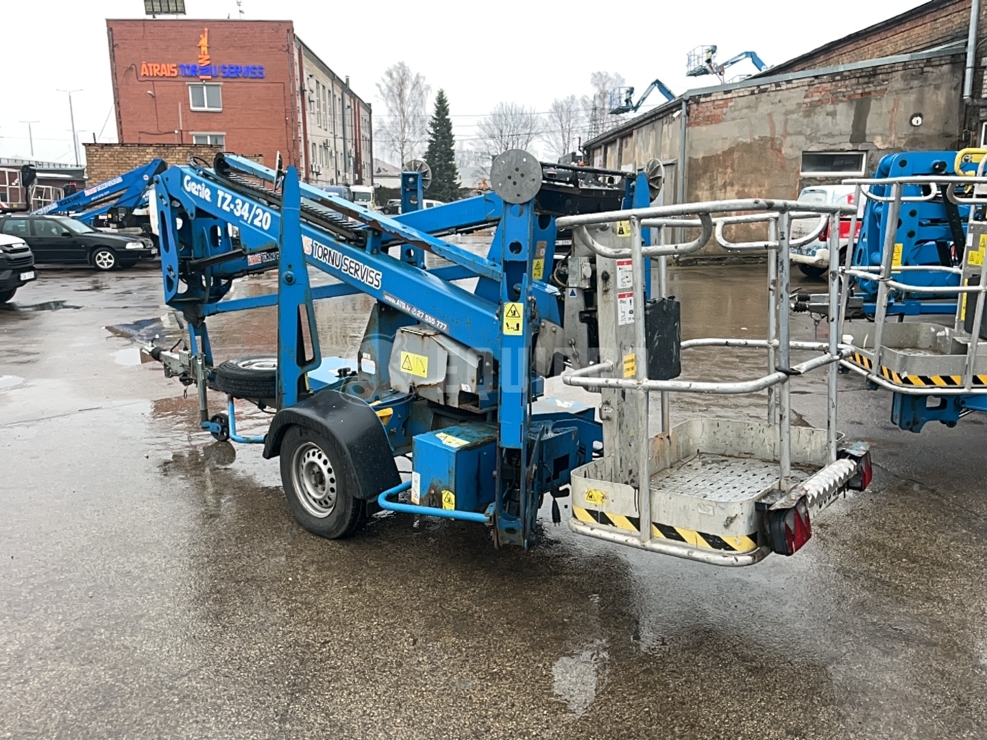 Genie TZ34 (12m) - - Used Truck-Mounted Boom Lift