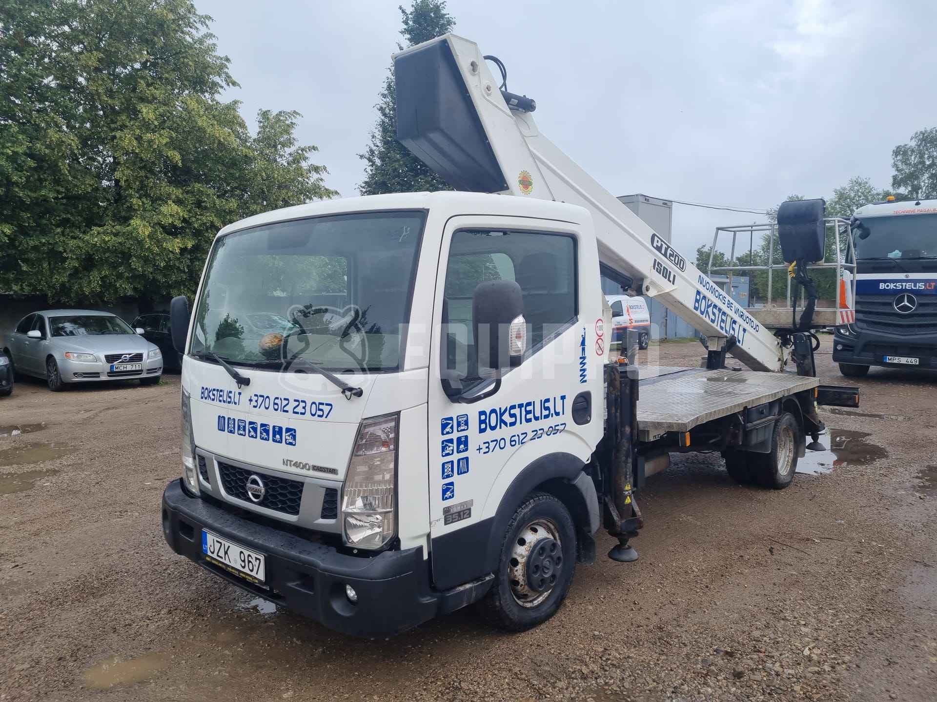 Isoli PT200 on Nissan NT400 - - Used Truck-Mounted Boom Lift