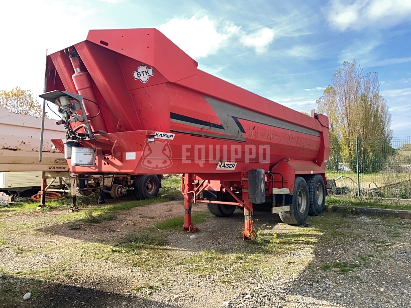 ROBUSTE KAISER S3302A Steel Trailer - - Used Tipper Semi-trailer