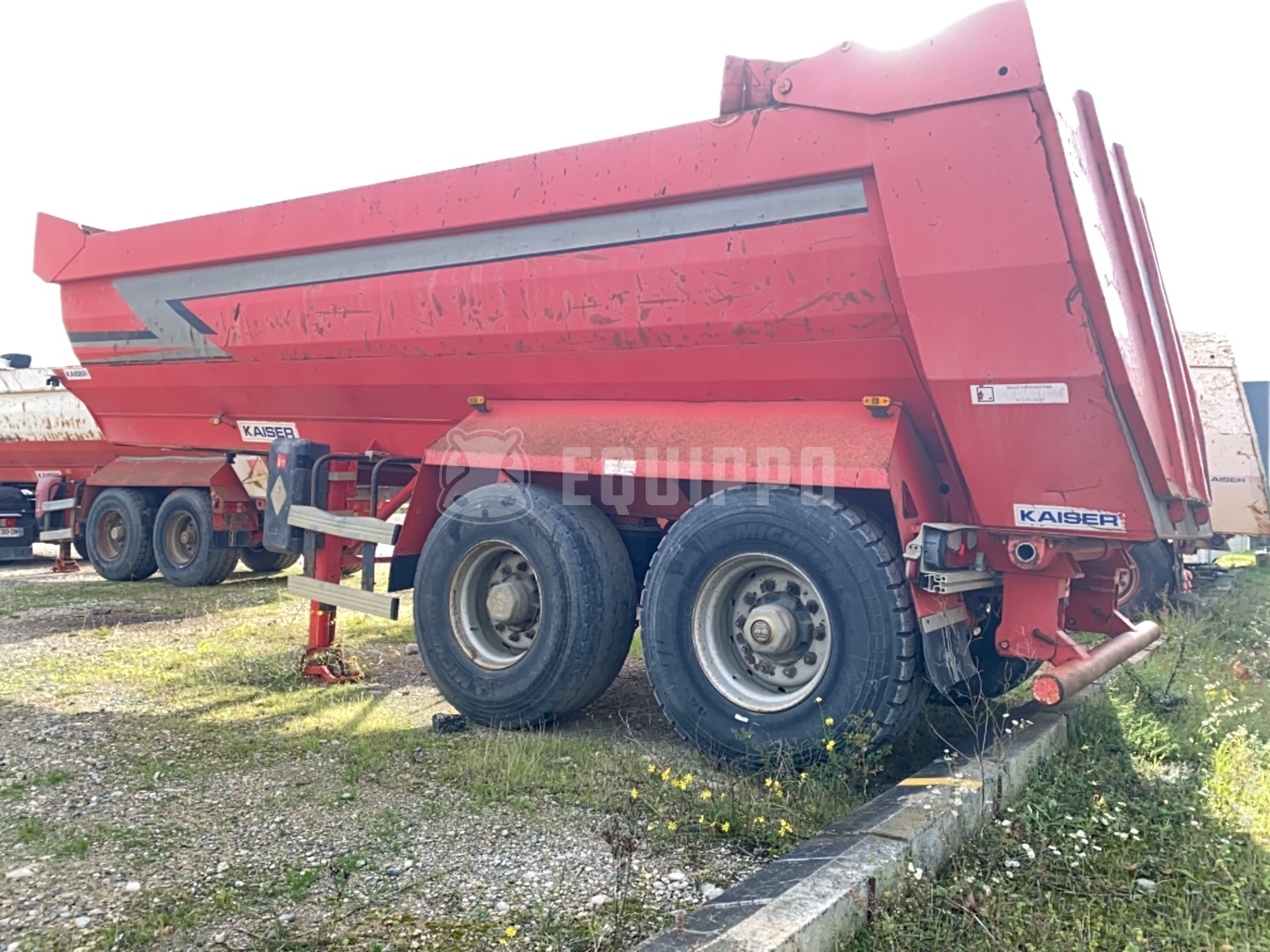 ROBUSTE KAISER S3302A Steel Trailer - - Used Tipper Semi-trailer
