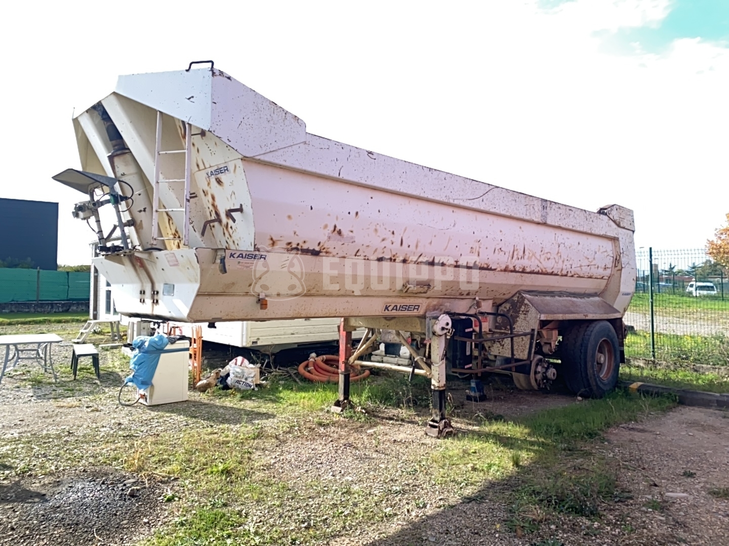 ROBUSTE KAISER S3302V Steel Trailer - - Used Tipper Semi-trailer