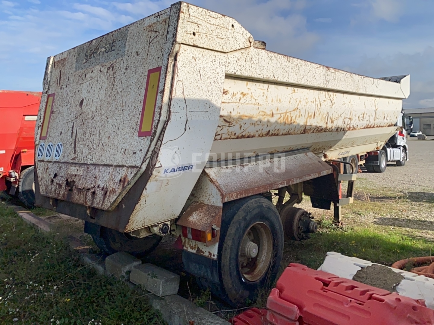 ROBUSTE KAISER S3302V Steel Trailer - - Used Tipper Semi-trailer