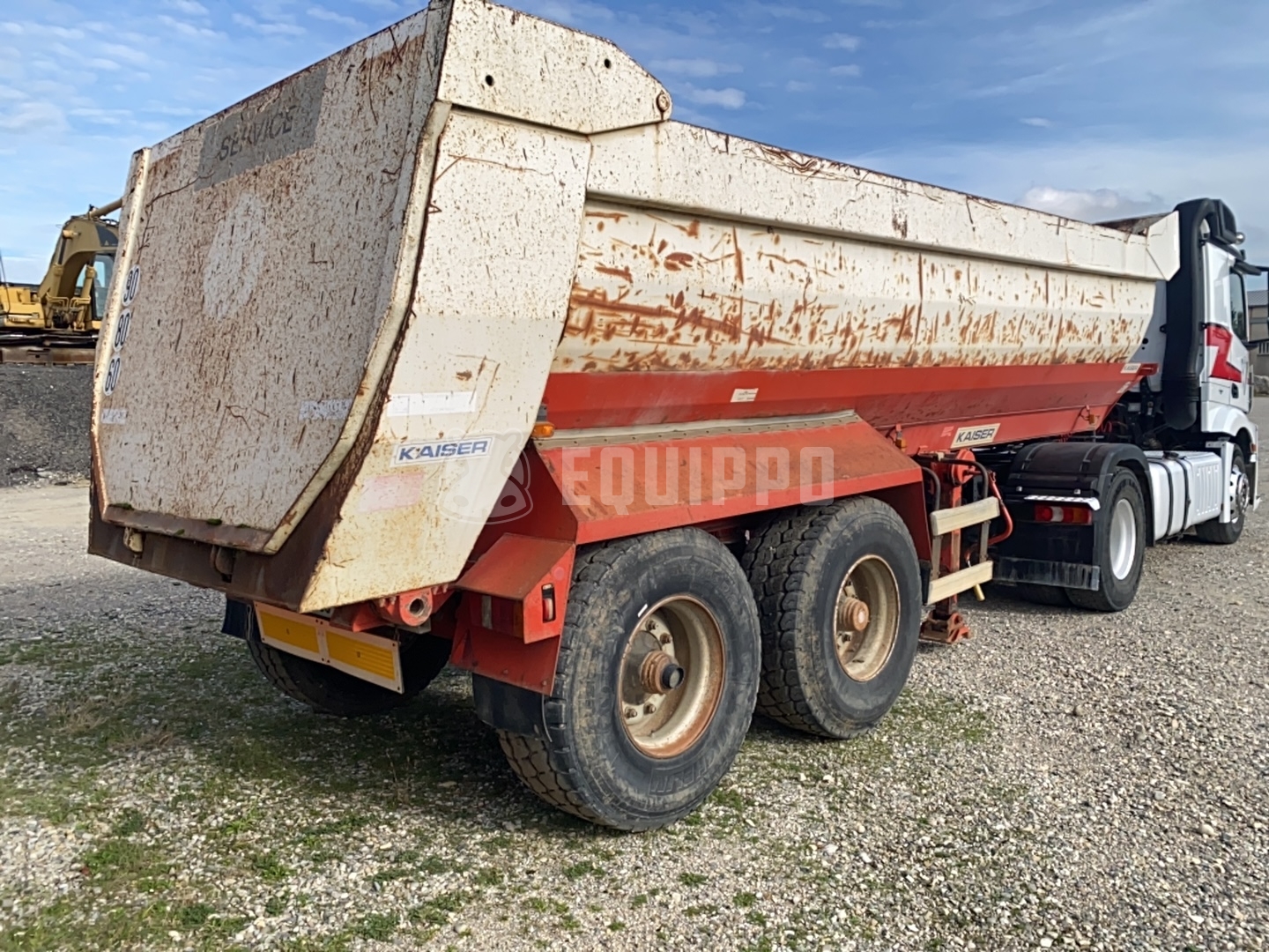 ROBUSTE KAISER S3302V Steel Trailer - - Used Tipper Semi-trailer