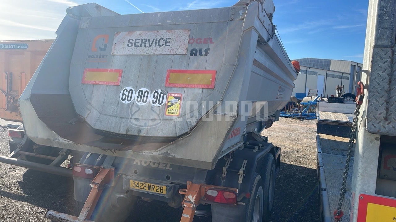 Kögel S2T4S22E Aluminum Trailer - - Used Tipper Semi-trailer