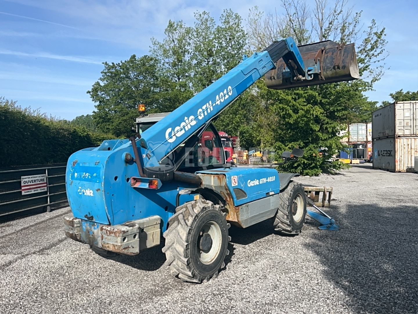 Terexlift GTH 4010 with bucket and forks - - Used Telescopic Forklift