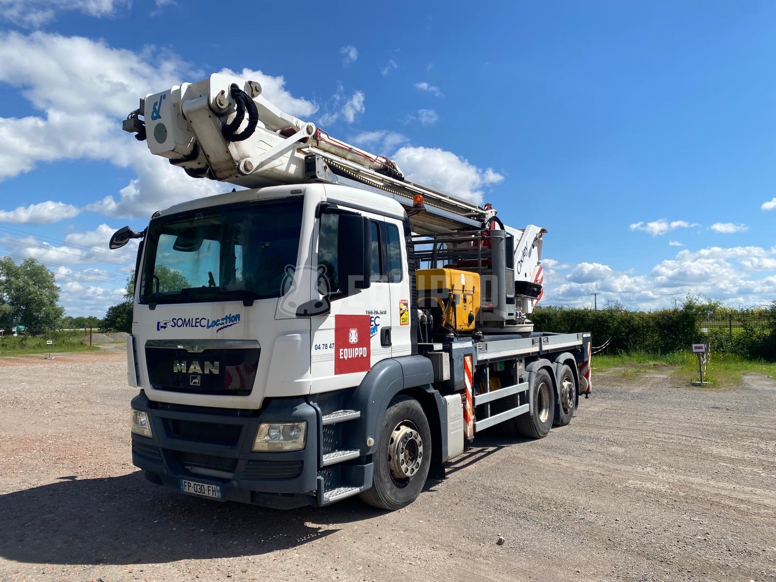 MAN TGS 26.320 6x2-2 BL with Oil Steel Eagle 3526 (35m) - - Used Truck-Mounted Boom Lift