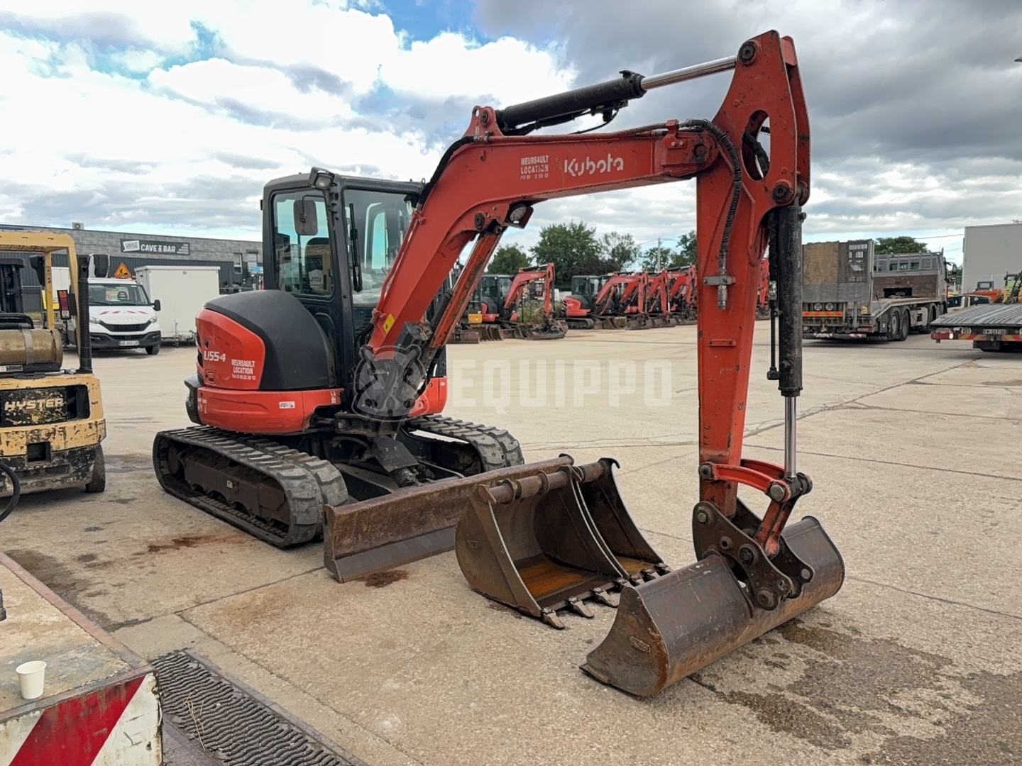 Kubota U55-4  - - Used Mini Excavator  < 7t