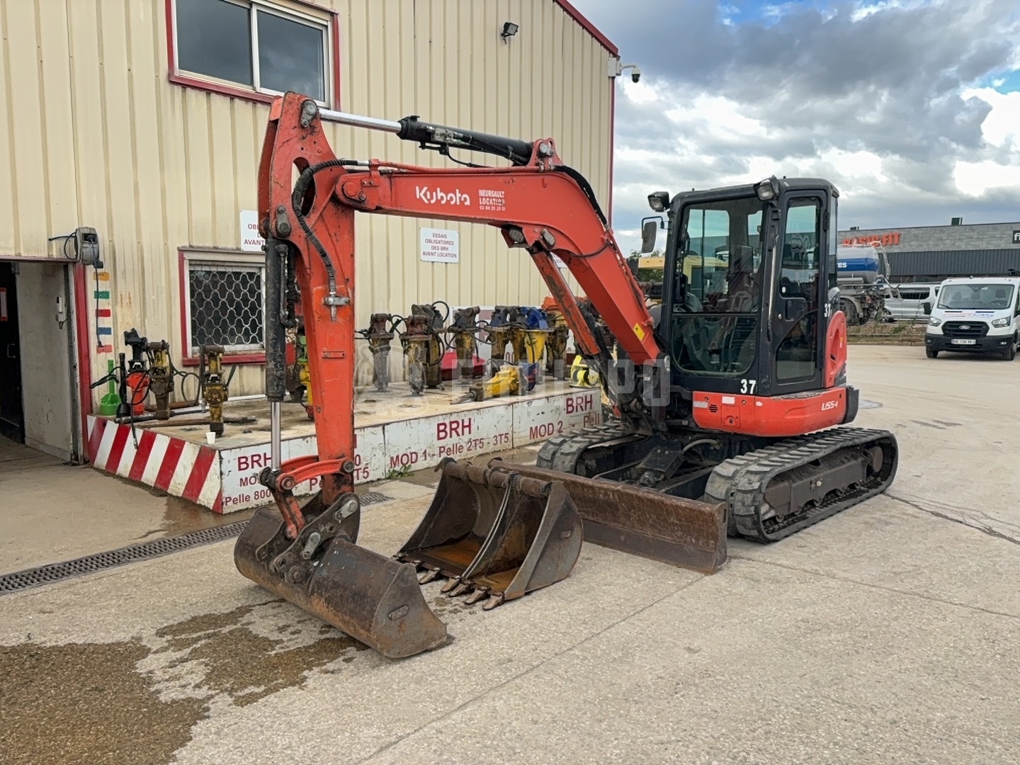 Kubota U55-4  - - Used Mini Excavator  < 7t