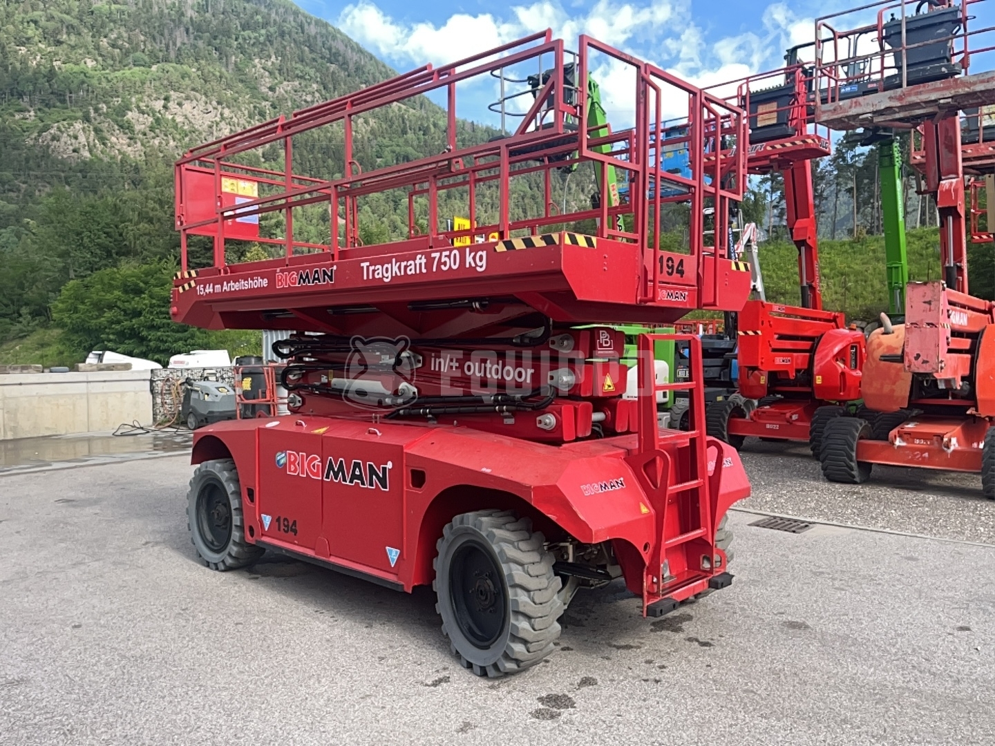 PB Lifttechnik PB S151-19E 4x4 (15m) - - Used Scissor Lift