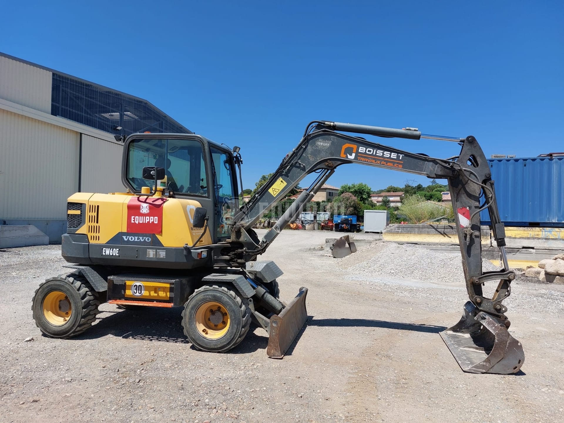 Volvo EW60E with 5 buckets - - Used Wheeled Excavator