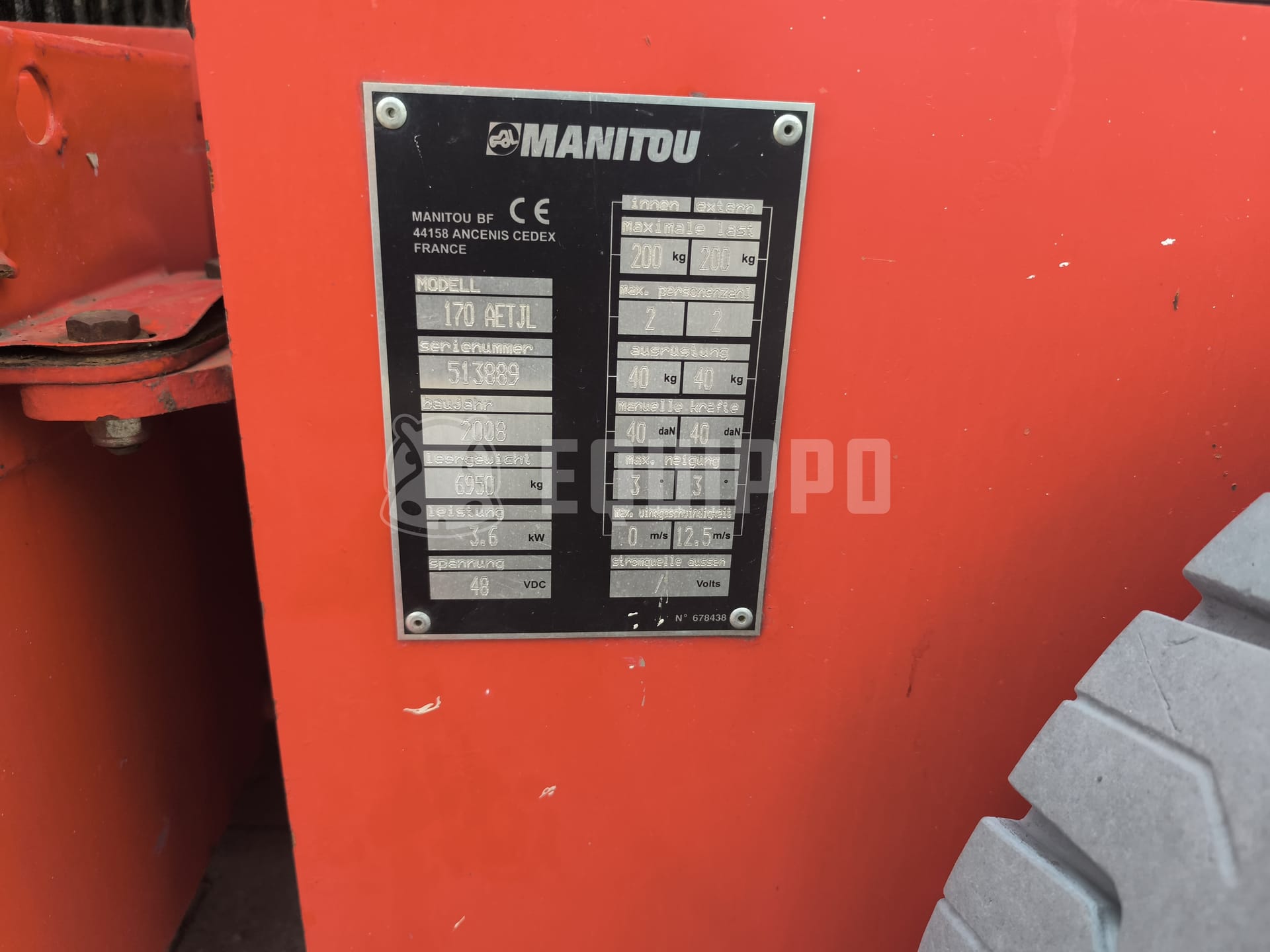 Manitou 170 AETJL  - - Used Articulated Boom Lift