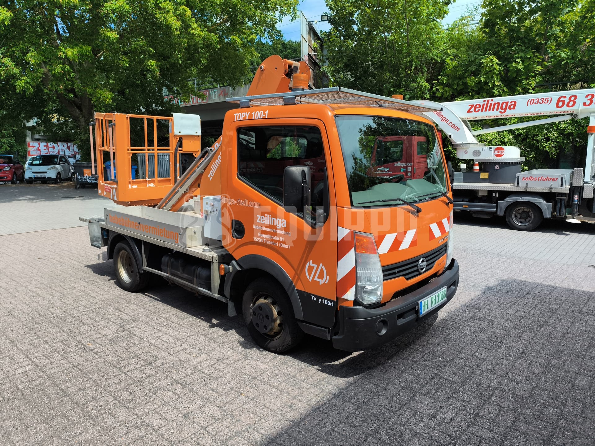 Nissan Cabstar France Elevateur Topy 100-1 - - Used Truck-Mounted Boom Lift